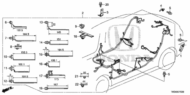 Wire Harness (3) for 2012 Honda Civic #0