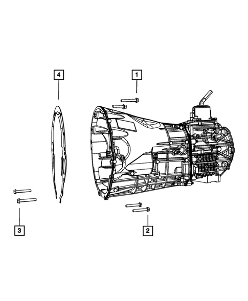 Mounting and Skid Plate for 2008 Dodge Nitro #1