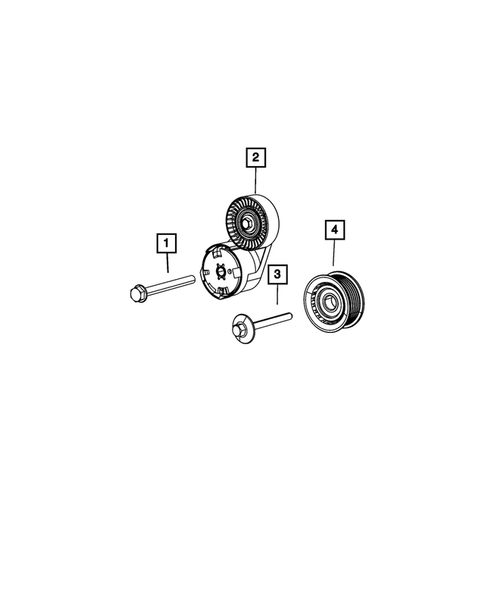 Pulleys and Related Parts for 2017 Dodge Grand Caravan #0