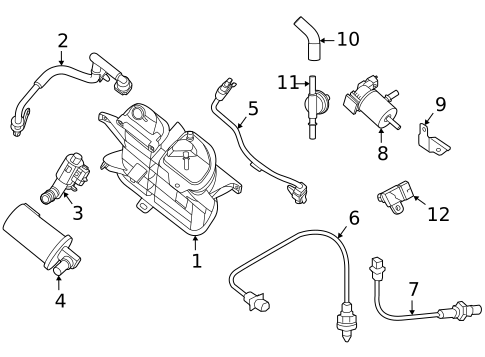 Emission Components for 2023 Genesis GV70 #0