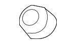 C2C22722 - Body: Upper Dash Panel Nut for Jaguar Image