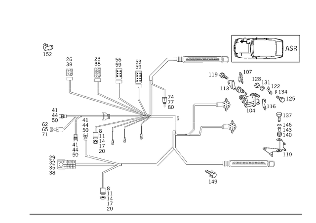 5400273 - Electrical Equipment and Instruments: Bracket for Mercedes-Benz Image image