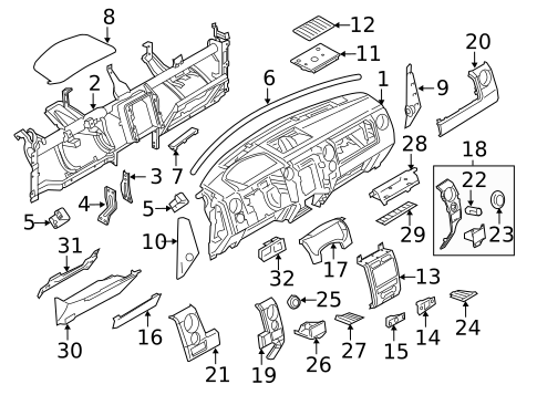 Instrument Panel for 2014 Ford F-150 #0