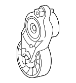 166200V022 - Cooling System: Belt Tensioner for Scion: tC | Toyota: Camry, Highlander, RAV4, Sienna, Venza Image
