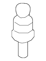 17137595254 - : Expansion Tank Ball Stud for BMW: 550i, 550i GT, 550i GT xDrive, 550i xDrive, 650i, 650i Gran Coupe, 650i xDrive, 650i xDrive Gran Coupe, 750i, 750i xDrive, 750Li, 750Li xDrive Image