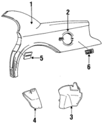 4769154 - Body: Quarter Panel for Chrysler: LHS, New Yorker Image