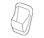 92230414 - Body: Folding Seat Latch Release Handle Bezel for GM Image