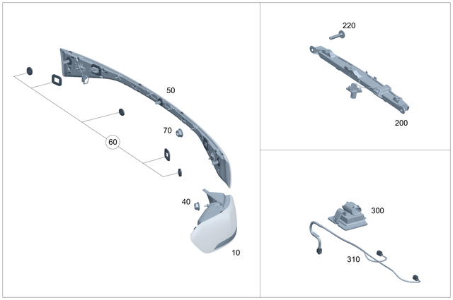 2479065805 - Electr. System: Rear Lamp Combination for Mercedes-Benz Image image