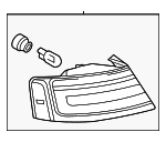 8T0945095J - Electrical: Tail Lamp Assembly for Audi: A5, A5 Quattro, RS5, S5 Image