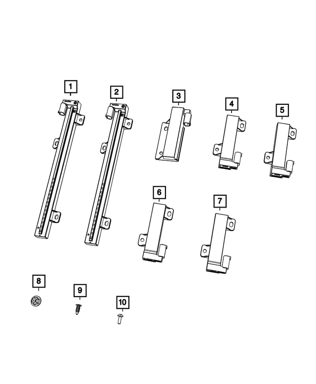 68509794AA - Electrical: Passive Entry Antenna for Mopar Image