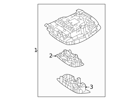 Overhead Console for 2021 Mercedes-Benz GLE350 #1