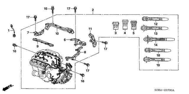 Engine Wire Harness for 2007 Honda Accord #0
