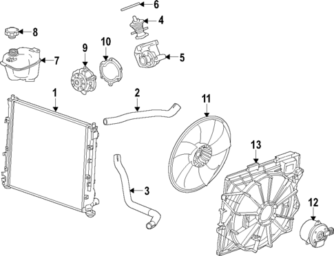 Water Pump for 2010 Cadillac CTS #0