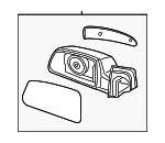 876101R230 - : Mirror Assembly for Hyundai: Accent Image