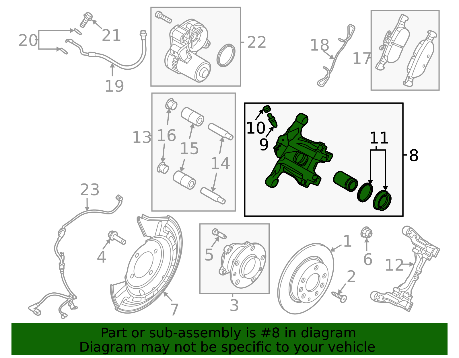 DGY6-26-61X - Caliper Assembly - 2020-2025 Mazda CX-30 | Mazda Swag
