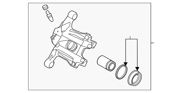biskeページ Genuine Mazda Disc Brake Caliper BDYS-26-71X | eBay