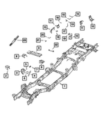 68170493AB - : Chassis Frame for Mopar Image