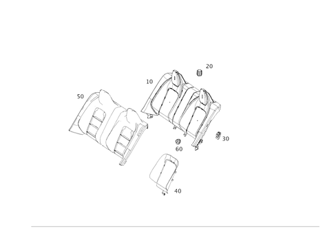 Rear Backrest for 2021 Mercedes-Benz AMG GT 63 #0