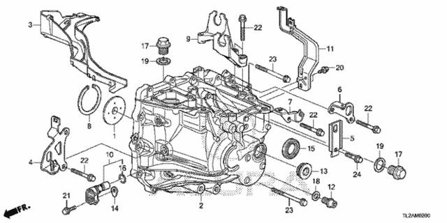 MT Transmission Case for 2013 Acura TSX #0