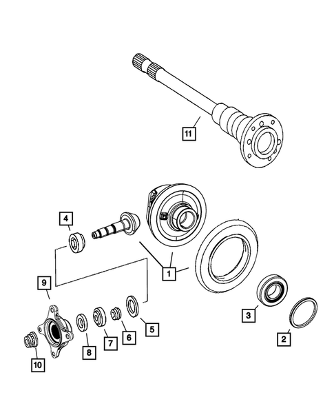 Rear Axle Shafts for 2009 Dodge Sprinter 2500 #0