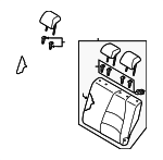 71490WB037 - : Seat Back Assembly for Toyota Image