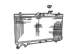 2531025300 - : Radiator Assembly for Hyundai: Accent Image