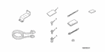 93500050080H - Accessory Components: SCREW, PAN (5X8) for Honda Image