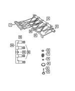53021721AA - Engine 5.7L Eight Cylinder: Tappet Aligning Yoke for Mopar Image