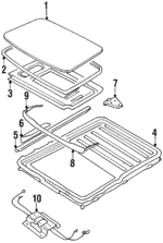 B00269846 - Body: Deflector Link for Mazda: 626, GLC Image