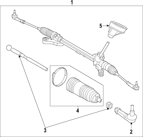 Steering Gear & Linkage for 2019 Ford Fiesta #1
