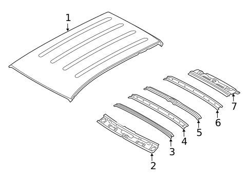 Roof & Components for 2013 Hyundai Tucson #0