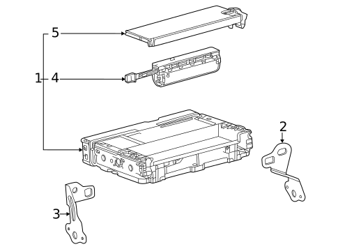 Communication System Components for 2025 Toyota Mirai #0