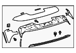 760850E931 - : Spoiler Assembly for Toyota: Grand Highlander Image