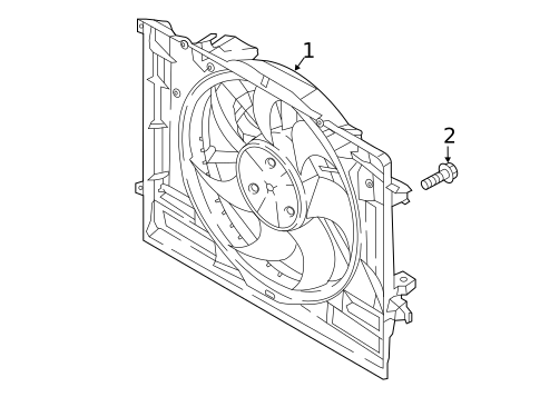 Cooling Fan for 2020 Kia Stinger #0