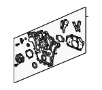 12598350 - : Engine Timing Cover for Buick: LaCrosse, Rendezvous Image