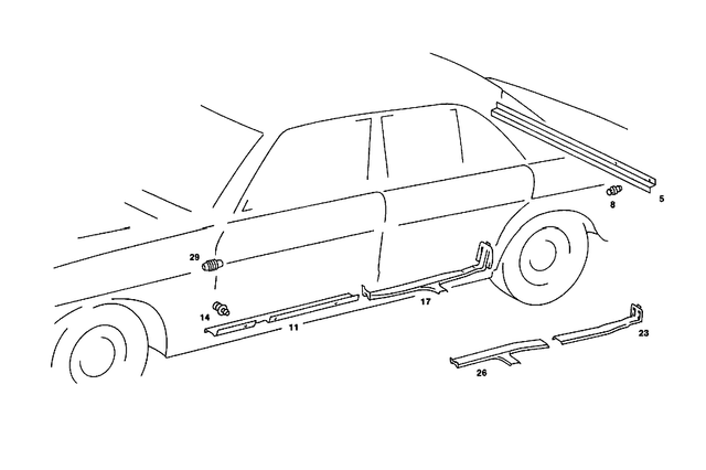 1238210036 - : Cover for Mercedes-Benz Image