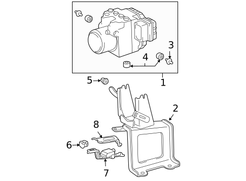 Anti-Lock Brakes for 2004 Lexus RX330 #0