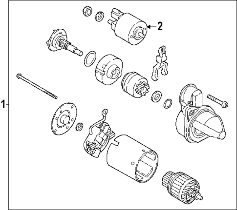 Starter for 2025 Kia K4 #0