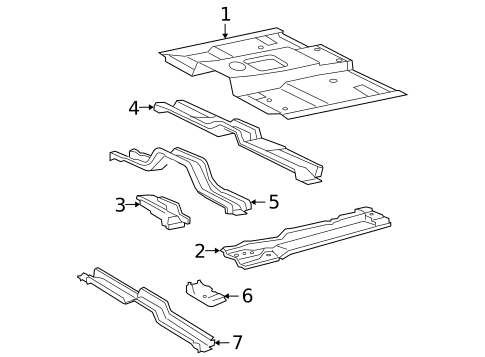 Floor & Rails for 2004 Ford Explorer #0