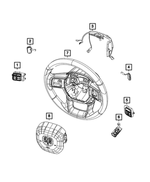 68381331AB - Electrical: Steering Wheel Switch for Mopar Image