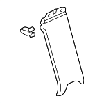 8E9867287B11X - Body: Pillar Trim for Audi: A4 Quattro, S4 Image