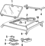 4278798 - Body: Drain Hose for Chrysler: Laser, LeBaron | Dodge: Daytona, Lancer Image