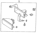 F32Z15200C - Electrical: Fog Lamp Assembly for Ford Image