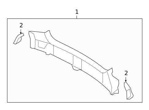 Rear Body for 2010 Hyundai Santa Fe #0