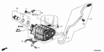 17372TR0A01 - Electrical/Exhaust/Heater/Fuel: TUBE A, DRAIN for Honda Image