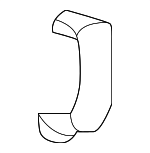 68079490AA - : AC &amp; Heater Case Clip for Dodge: Durango | Jeep: Grand Cherokee, Grand Cherokee WK Image