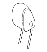25797000001D08 - Body: Headrest for Mercedes-Benz Image