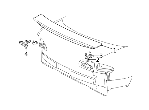 Spoiler for 2004 Chevrolet Cavalier #0
