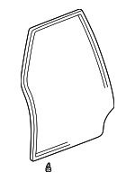 6787160080 - Body: Door Weather-Strip for Lexus: LX470 Image