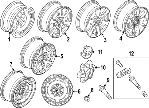 Wheels for 2023 Ford Bronco #1